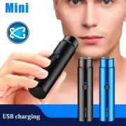 Mini Men's Electric Shaver For Travel Home USB Charging Portable Shaving D4P1