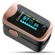 Pulse Oximeter Fingertip, Upgraded Spo2 Blood Oxygen Saturation Monitor Heart R