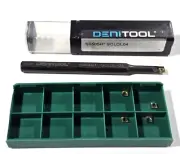 DENITOOL, S0505H" SCLDL04 BORING BAR w/ CDCD 51 CARBIDE INSERTS D711