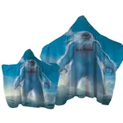 Legendary Creature Art Yeti Towel with Hood