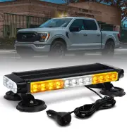 LED Emergency Rooftop Strobe Light Bar Double Side Traffic Advisor Flash Warning