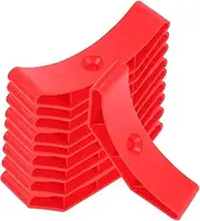 POPETPOP 10pcs Dumbbell Rack Barbell Hanger Red Noise Reduction Lightweight Portable Storage for Home Gym