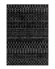 nuLOOM Moroccan Blythe Rug 4' x 6' Black