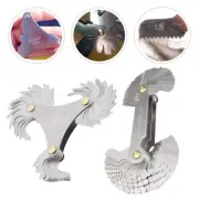 2 Sets Thread Pitch Tool Fishtail Gauge Measuring Tool Screw Cutting Tools