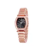 11008# Shiny Wine Barrel-shaped Ladies Watch Simple Scale Atmosphere Quartz Watch Trendy Female Watch