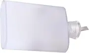 IOIUSKKU Durable Plastic Hip Alcohol Flask with Easy-toCap, White