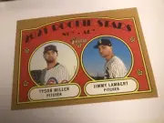 2021 Topps Heritage Rookie Stars 5x7 06/10 Tyson Miller Jimmy Lambert RC 261