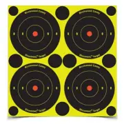 Birchwood Casey Shoot•N•C 3" Bull's-eye, 48 targets 12 Sheet Pack- 34375