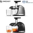 AMZCHEF Horizontal Cold Press Juicer Slow Juicer Extractor Fruit Processor 150W