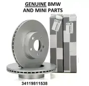 GENUINE BMW MINI R60 R61 Cooper S, JCW, Front Brake Discs 34119811538. PAIR. 17D