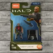 Mega Construx Halo Universe Series 15 Agent Locke MINIFIGURE New 19 Pcs