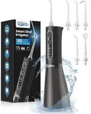 Dental Water Flosser Plaque Teeth Gum Oral Irrigator 300ML Portable Battery Home