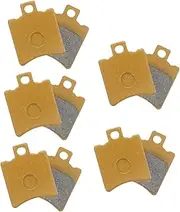 FELTECHELECTR 10pcs Bicycle Accessories Motorized Bike Motorcycle Accessories Electrical Bike Scooter Bike Motor Bike Kit Lectric Bikes Electric Bike Eletric Bike Rotor Metal Brake Pads Golden