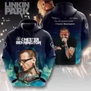 Linkin Park Chester Bennington Hoodie For Fan All Over Print T-Shirt S-5XL