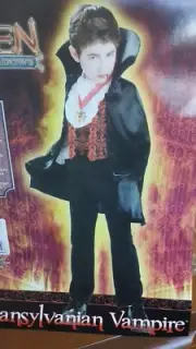 Transylyanian Vampire Costume Boys Rubies 883921