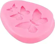 Fdit Butterfly Shape Silicone for Cake Fondant Chocolate Decorating Tool