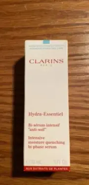 Clarins Hydra-Essentiel Intensive Moisture Quenching Bi-phase Serum New 1.0 oz