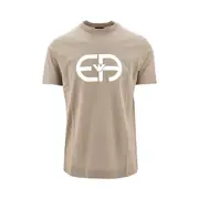 [EMPORIO ARMANI] EMPORIO ARMANI Logo print T-shirt Man S S Beige