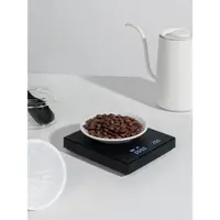 在飛比找ETMall東森購物網優惠-泰摩黑鏡BASIC+咖啡電子秤 意式手沖咖啡壺秤 家用咖啡豆