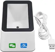 Hands-Free 1D 2D QR Automatic Barcode Scanner USB Bar Code Reader Desktop POS