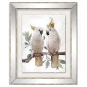 [Florabelle Living] Vintage Pair Of Cockatoos Framed Print