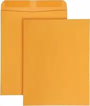 Quality Park Catalog Envelope, 12 X 15 1/2, Brown Kraft, 100/Box