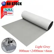 EVA Foam Boat Decking Sheet Marine Flooring Non-slip Mat Plain Grey 90x240cm