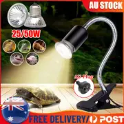 Reptile Heating Light Turtle Lizard UVB+ UVA Pet Heat Lamp & Clamp Holder Kit AU