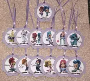 Shimmer And Shine Inspired Party Thank You Tags. Set Of 12 + Happy Birthday Tag