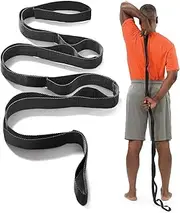 Stretching Strap Yoga Stretch Strap for Physical Therapy, 10 Loops Fabric Non Slip Stretch Bands, Non-Elastic Stretch Strap for Stretching, Pilates, Athletic Train, Dance
