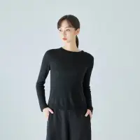 在飛比找momo購物網優惠-【giordano ladies】22FW_經典馬海毛圓領上