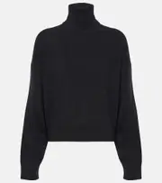 [Brunello Cucinelli] Brunello Cucinelli Wool, cashmere and silk turtleneck sweater AU 18 black