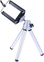 Homoyoyo Portable Tripod Stand with Phone Clamp Lightweight Joint Design for Cameras and Smartphones for Outdoor and Travel Photography