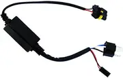 MUCKLILY Wire Harness Conversion Kit Xenon Power Cable Connector with Ballast Socket High Low Connect Lead for Auto Aftermarket Systems Heat Resistant Durable Wiring