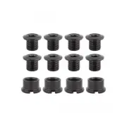 ORIGIN8 Thruster 2x MTB Bolt Set Steel M8x7.5mm Bolt x 8, Nut x 4 Black