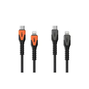 UAG USB-C to Lightning 頂級超耐折充電傳輸線1.5M