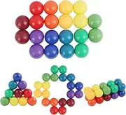 20 Pieces 3D Puzzle Ball Sensory Ball, Rainbow Fidget Ball for Children and Adults, Stress Relief Sensory Ball