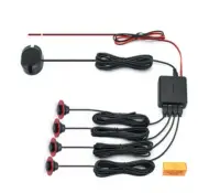 4pcs Adjustable Flat Sensors Car Parking Sensor Reverse Backup Radar System Kit (for: Alfa Romeo)
