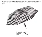 100% Authentic Brand new Supreme ShedRain Transparent Checkerboard Umbrella