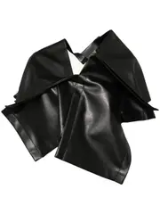[COMME des GARCONS] Faux Leather Dimensional Jacket