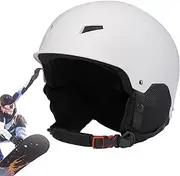 [Generic] Snowboarding Hard Hat - Hard Hat Shock-Absorbing Adjustable Snowboard Safety Hat | Portable Multipurpose Safety Hat with Goggle Clip Breathable for Snow Sports Cold Weather