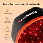 Red Light Hair Therapy Growth Cap 660nm LED Lights to Activate Hair Follicles