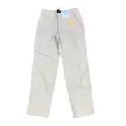 New Cat & Jack Boys Size 10 Khaki Belted Elastic Waist Reinforced Knee Pants