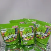 Sour Skittles 7.2 oz GrabNGo Bag Bulk Sour Candy Chewy Lime +More Pick Qty 1-13