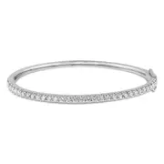 Meera Bangle with 2.00ct of Laboratory Grown Diamonds in 9kt White Gold