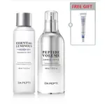 [DR.PEPTI] ESSENTIAL LUMINOUS TREATMENT,160ML,豐盈精華,100ML,贈品,