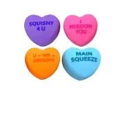 Squeeze Heart Nee Doh Valentines Squeeze Stress Heart Toy NeeDoh SQHND