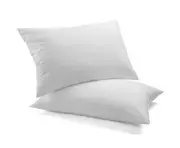 Royal Comfort Luxury Duck Feather & Down Pillow Twin Pack Home Set 50 x 75 cm White
