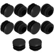 10PCS bar end plug road bike Black Grip Bar End Plugs Handlebar Bar Caps Mtb