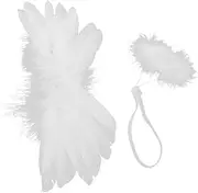 LOORGVEL Set of Tiny Angel Wings Mini Wing Props for Doll Costumes Creative Dressing Accessories